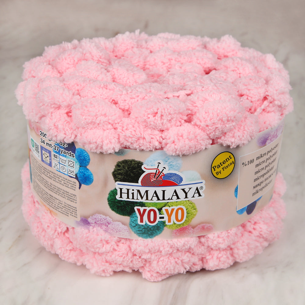 Himalaya Yo-Yo Bebe Pembe El Örgü İpi - 82107